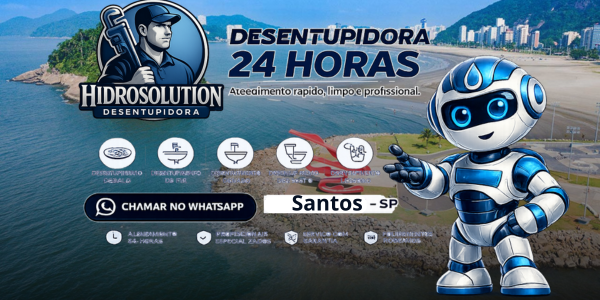 Desentupidora em Santos Sp